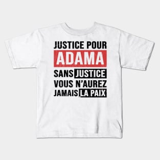 Justice Pour ADAMA Kids T-Shirt